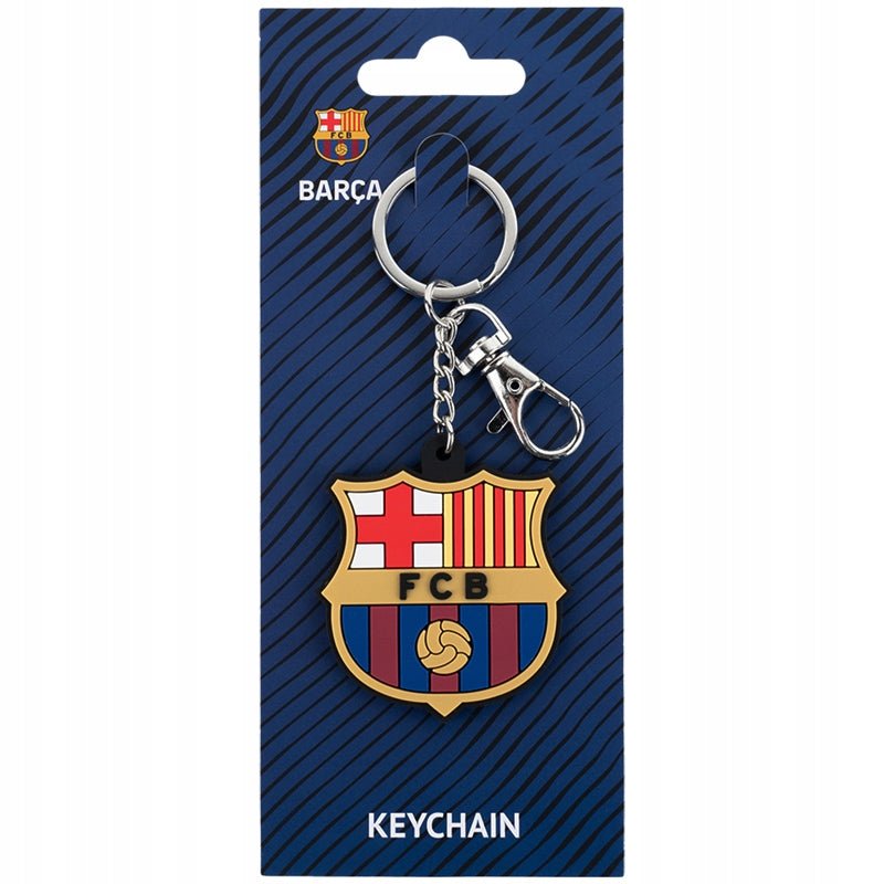 Brelok FC Barcelona z metalowym karabińczykiem
