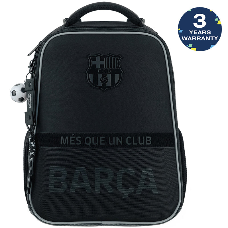 Batoh aktovka školní ortopedická pro chlapce FC Barcelona Kite černý
