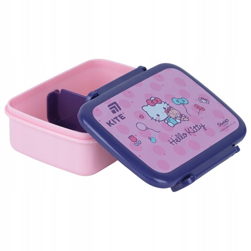 Otwarty snackbox Kite z ruchomym separatorem do porcjowania jedzenia.