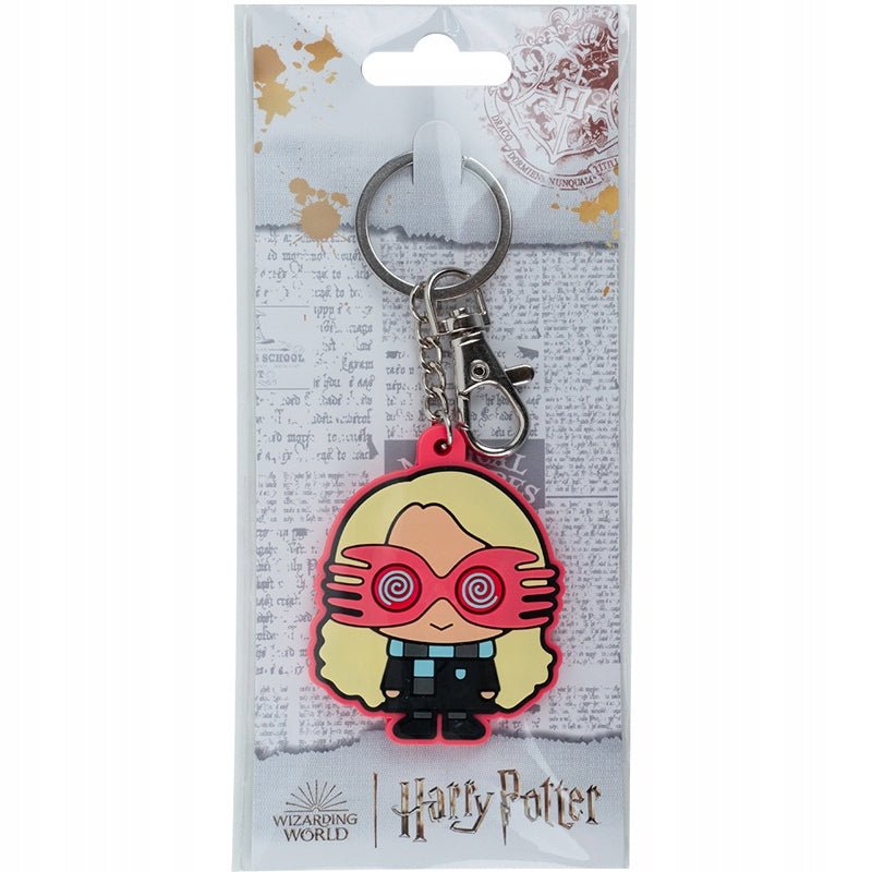 Detal metalowego karabińczyka w breloku Harry Potter