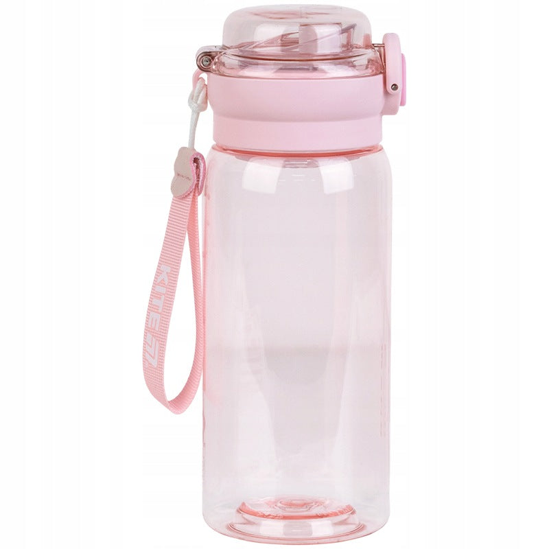 Przezroczysty lekki różowy Tritan BPA Free odporny na uderzenia w bidonie Kite