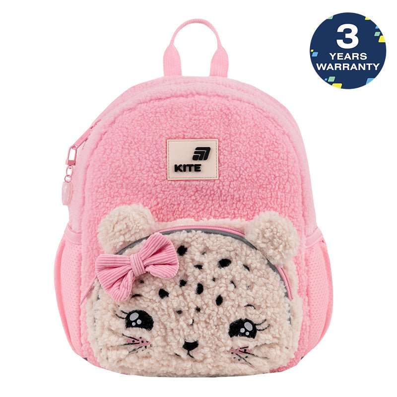 Batoh předškolní Kite Kids Pretty Kitty plyšový růžový pro dívku s oušky