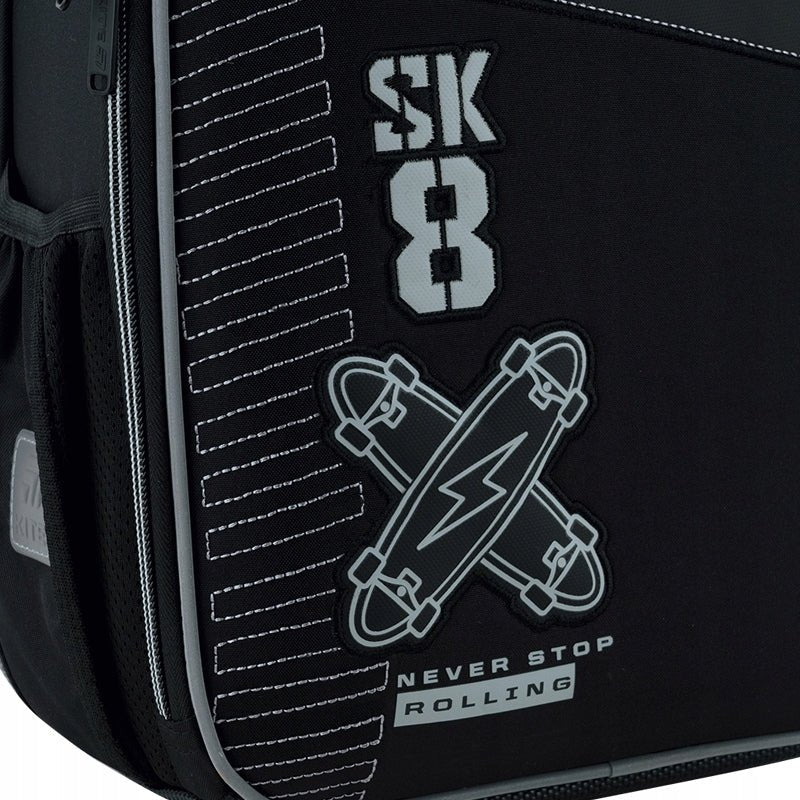 Tornister szkolny ortopedyczny Kite Skate – elementy odblaskowe
