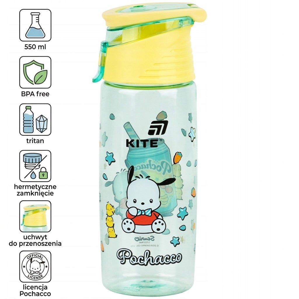 Wytrzymała butelka z tritanu Kite – kluczowe zalety produktu Pochacco.