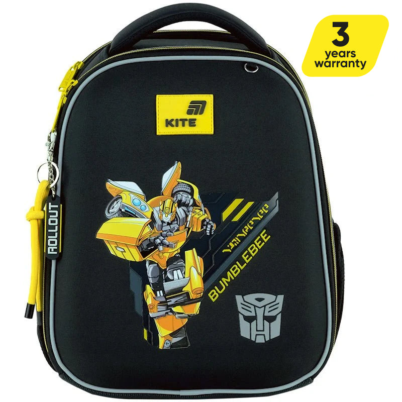 Školní aktovka ortopedická pro chlapce 6 let Transformers Kite