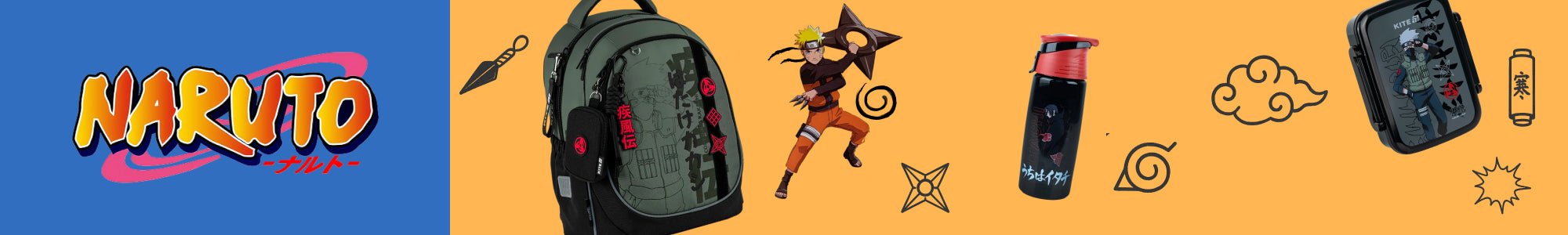 Kolekcja Naruto Kite: plecaki i piórniki anime. Dynamiczny design, trwałość i styl dla uczniów ceniących oryginalność.