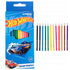 Kredki 12 sztuk 12 kolorów Hot Wheels