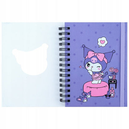 Kołonotatnik notes różowy 80 kartek Kuromi Kite