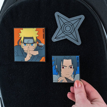Naszywki na rzep emblemat 3 szt Naruto