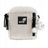 Torebka crossbody beżowa młodzieżowa z pluszem Kite