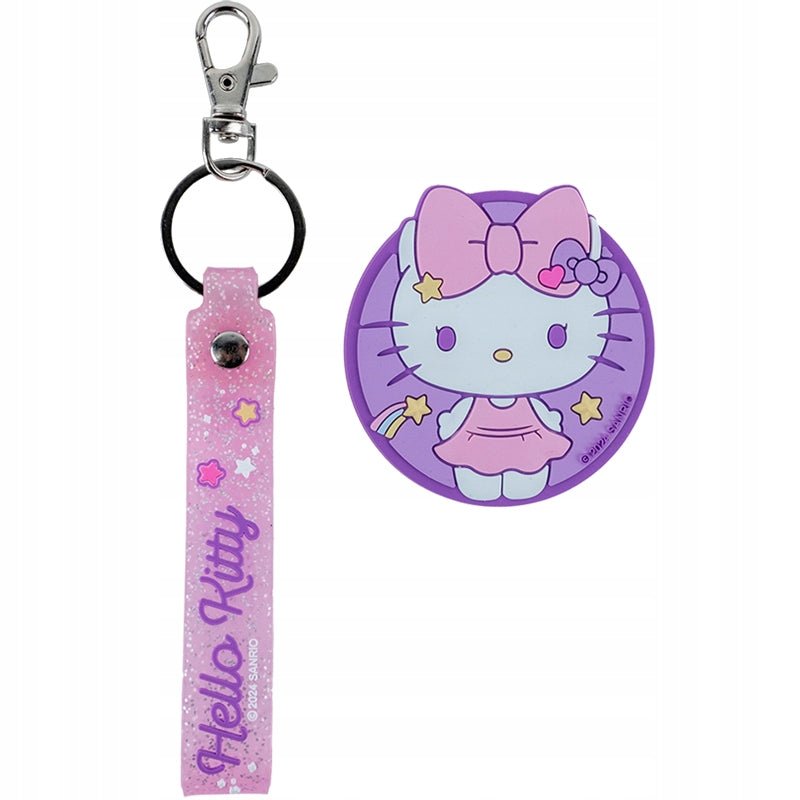 Zestaw naszywka na rzep brelok do kluczy Hello Kitty