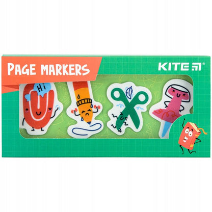 Zakładki indeksujące plastikowe 80 szt. Kite