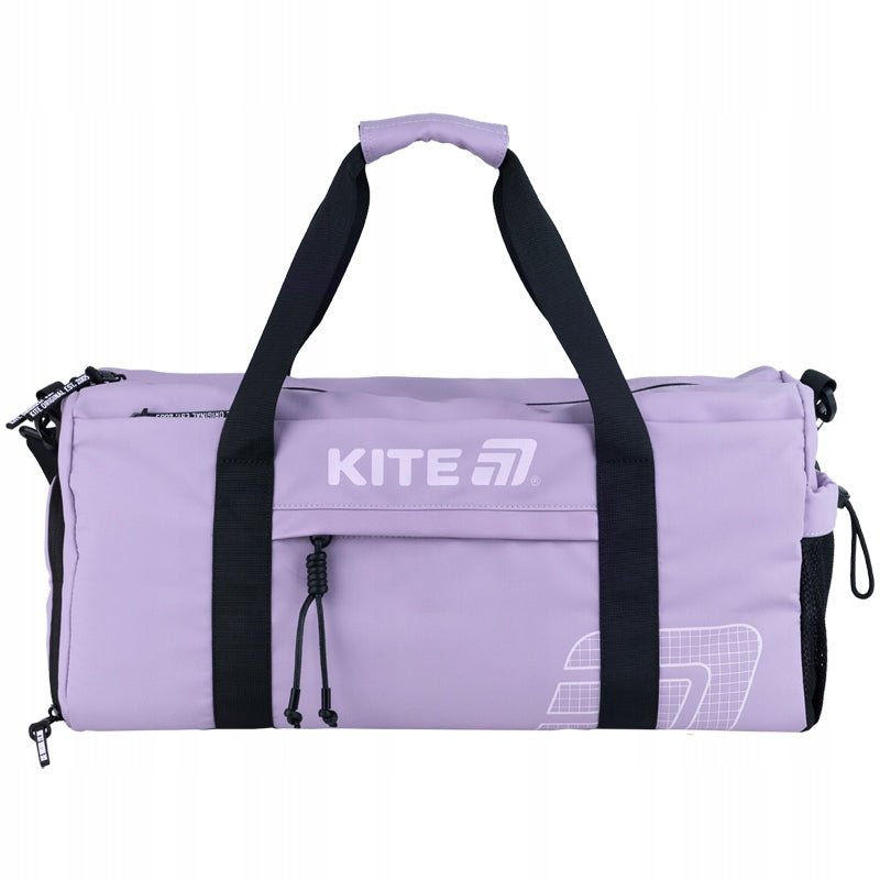 Kompaktowa torba Kite w fioletowym stylu, z tekstylnymi uchwytami, idealna dla nastolatek