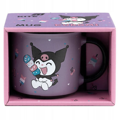 Kubek ceramiczny Kuromi 370 ml lilowy Kite