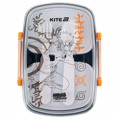 Lunchbox Śniadaniówka ze Sztućcami 750ml Naruto Kite