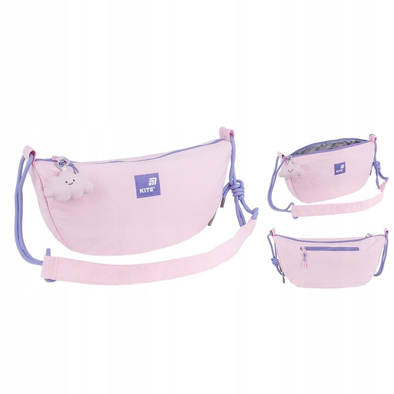 Różowa torebka crossbody – kompaktowa forma na telefon i drobiazgi

