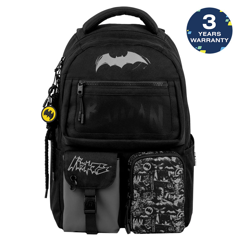Batoh studentský školní pro chlapce 9–12 let černý DC Batman Kite