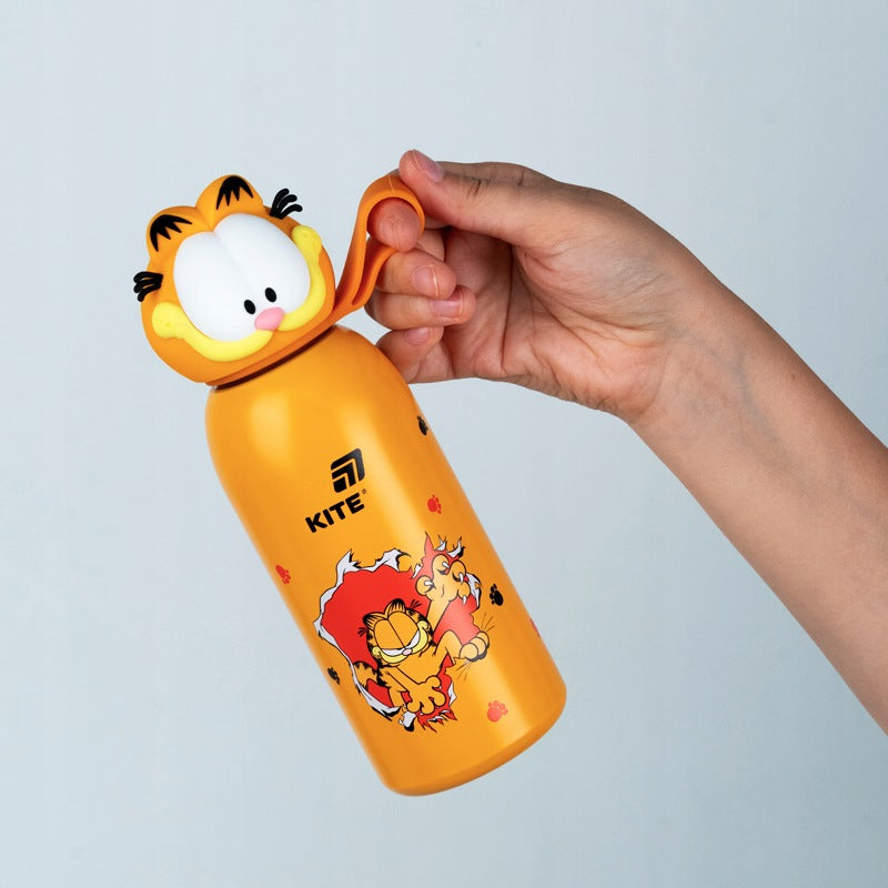 Elastyczny silikonowy uchwyt do przenoszenia termosu szkolnego Kite.