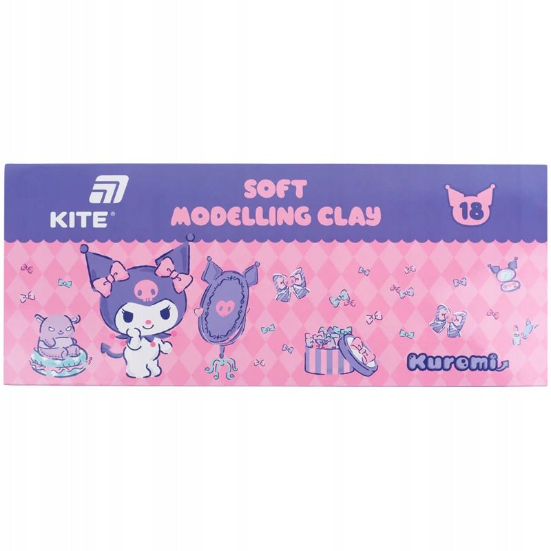 Zestaw plasteliny Kuromi Kite 18 kolorów dla dzieci