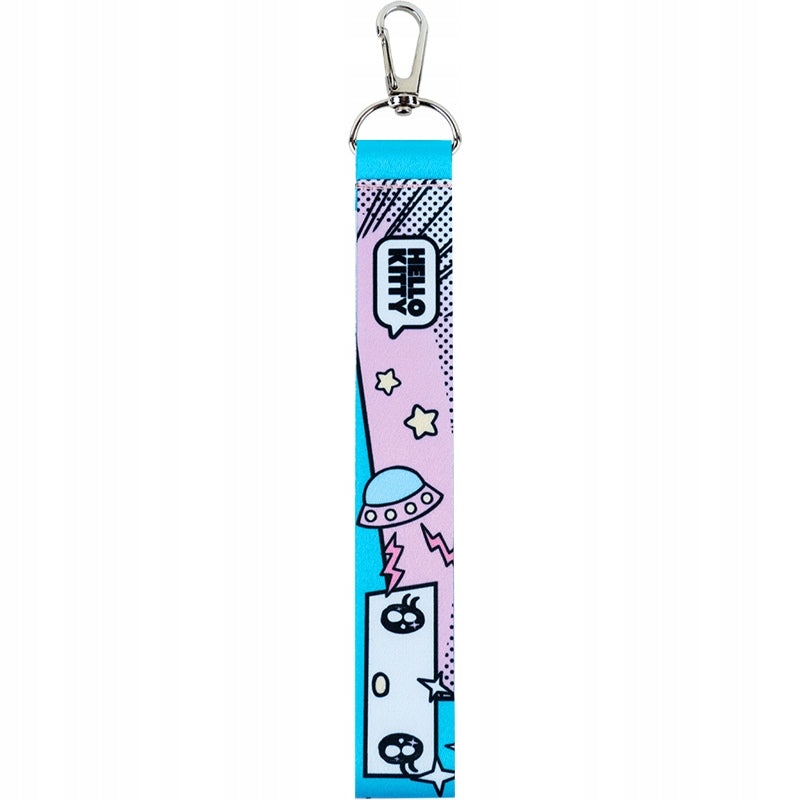 Zawieszka Hello Kitty jako brelok do kluczy na metalowym karabińczyku