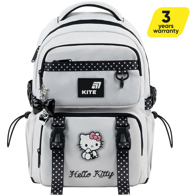 Batoh školní Kite Hello Kitty ortopedický pro dívky do školy s přívěskem 