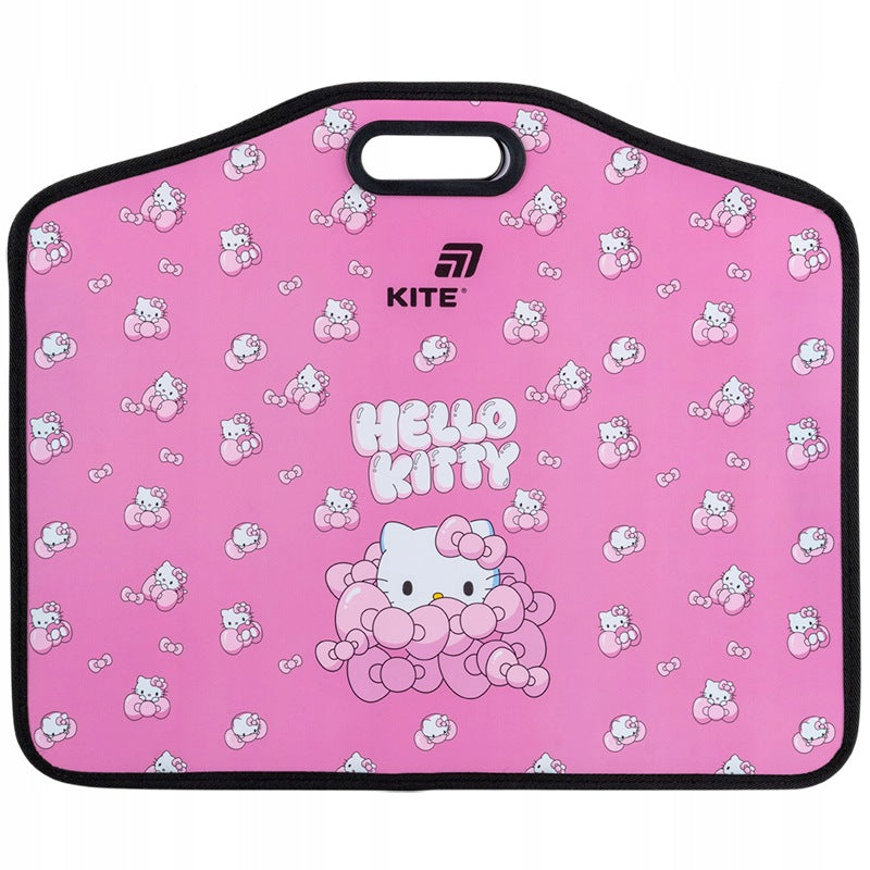 Teczka plastikowa A3+ Kite Hello Kitty z rączką i rzepem.
