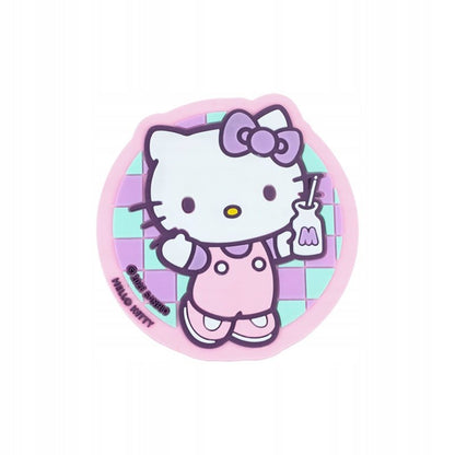 Przypinka 3D na rzepy prezentująca trójwymiarowe detale postaci Sanrio.