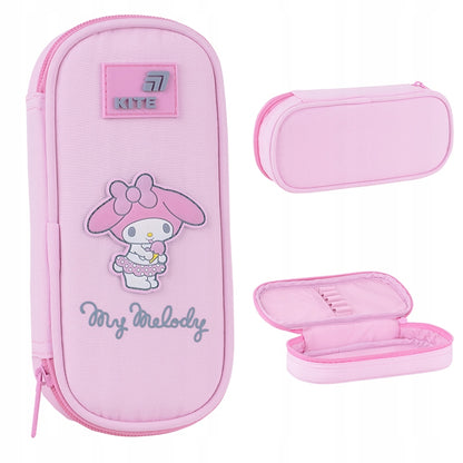Usztywniany piornik dla dziewczyny Kite My Melody widoczny z każdej perspektywy.