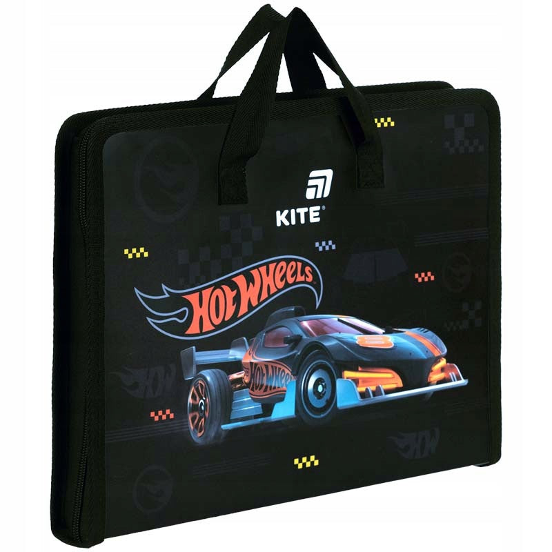 Plastikowa teczka szkolna A4 Kite Hot Wheels.