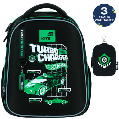 Školní aktovka ortopedická pro chlapce 6-8 let Hot Wheels