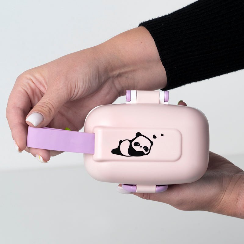 Lunchbox z bocznym zatrzaskiem, łatwe otwieranie jedną ręką, szczelny pojemnik na śniadanie dla dzieci do szkoły