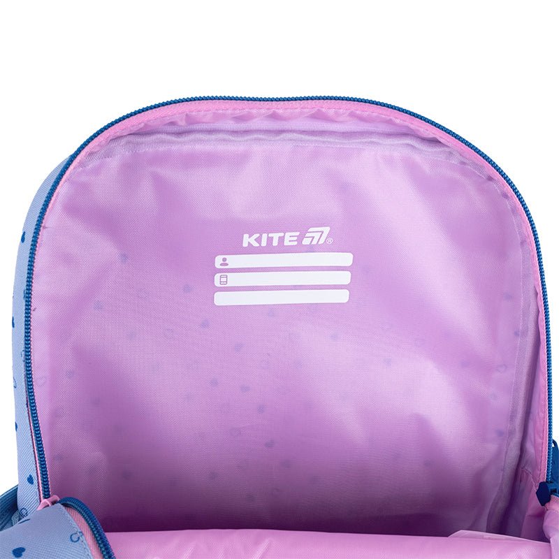 Bezpieczny plecak Kite z odblaskami i polem na dane, dla przedszkolaków