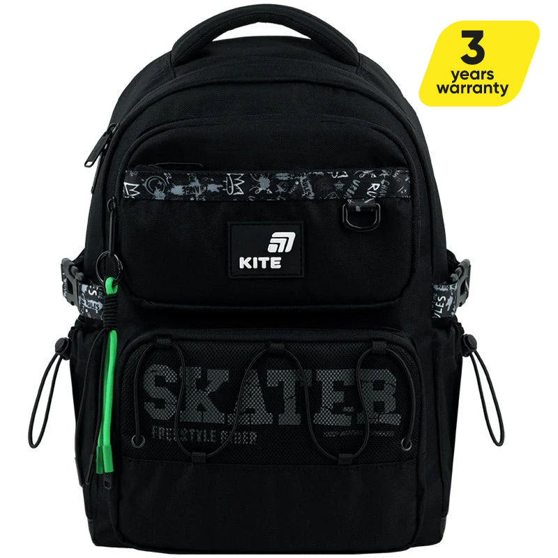 Batoh školní ortopedický pro chlapce černý Kite Skater do školy