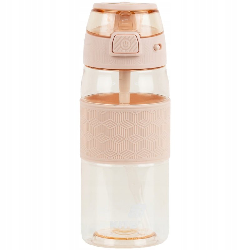 Butelka na wodę Kite 600 ml – nowoczesny design z gumowanym uchwytem.