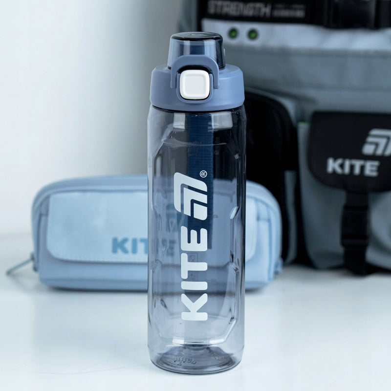 Niebieska tritanowa butelka na wodę Kite 800 ml