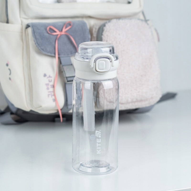 Biała tritanowa butelka na wodę Kite 500 ml