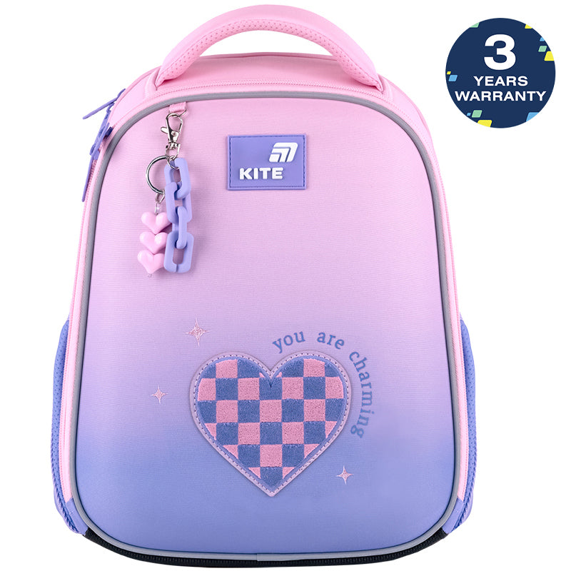 Aktovka školní ortopedická pro dívku do 1 třídy Charming