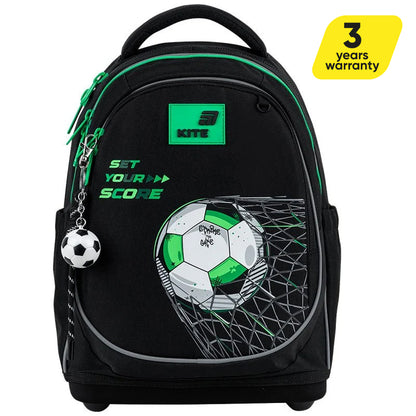 Batoh školní ortopedický pro chlapce s motivem fotbalu Kite Football