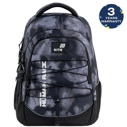 Batoh školní Kite Discover šedý AGS pro chlapce 9-12 let s úchytem na skateboard