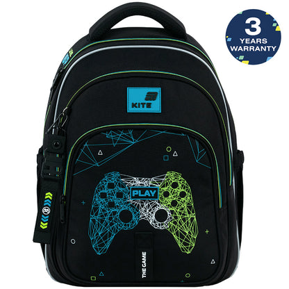 Batoh školní ortopedický Kite pro chlapce 9-12 let ergonomický černý