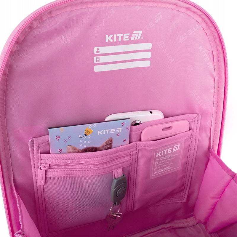 Tornister szkolny ortopedyczny Kite Girl’s Power – wnętrze z organizerem