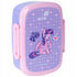 Kolorowy lunchbox ze sztućcami Kite My Little Pony dla dziewczynek.