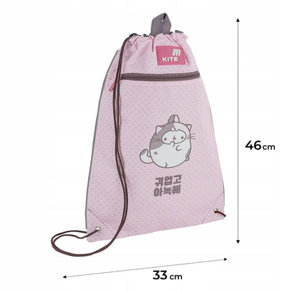 Pojemny worek Kite na buty i strój z licencją Molang.