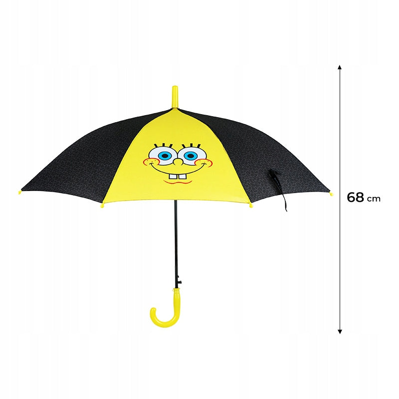 Wymiary parasolki dziecięcej SpongeBob czarnej.