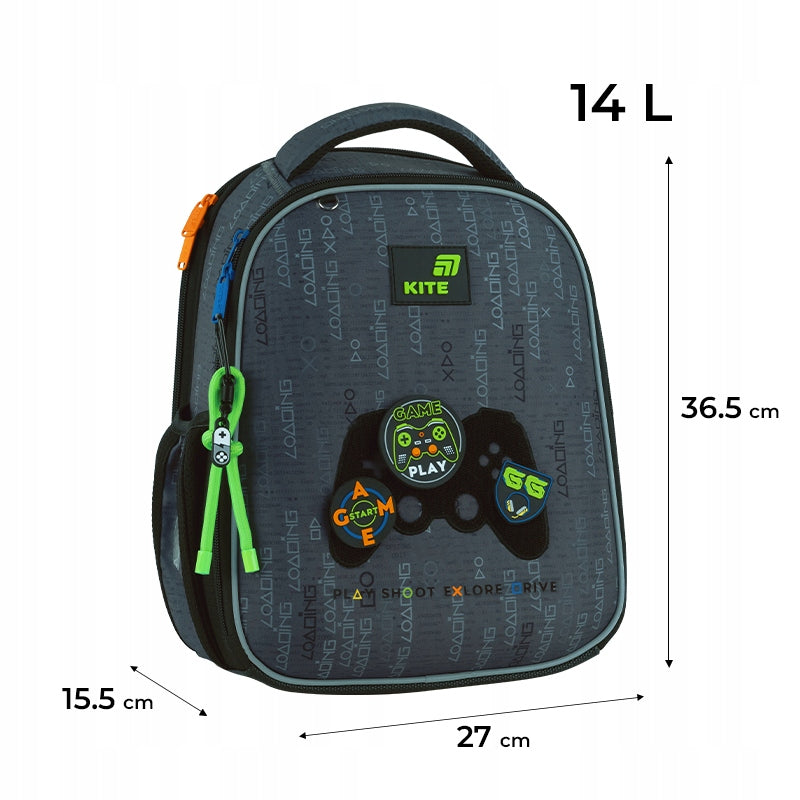 Tornister szkolny Kite – wymiary plecaka, pojemność 14 l