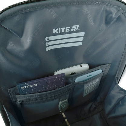 Tornister szkolny Kite – wnętrze plecaka z organizerem