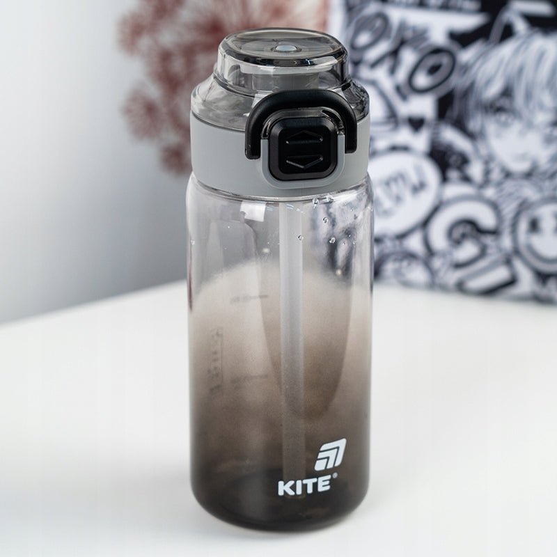 Butelka na wodę do szkoły 600ml czarny  Kite