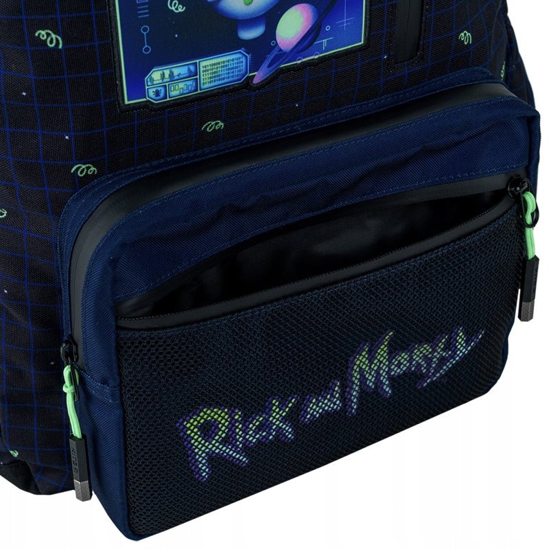 Plecak młodzieżowy niebieski Rick and Morty