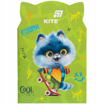 Notes Notatnik zielony z kotkiem B6 KITE