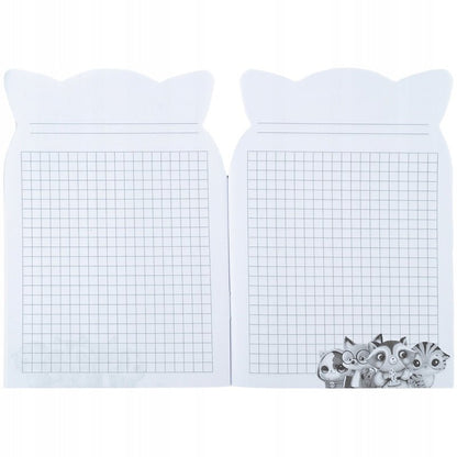 Notes pamiętnik 48 arkuszy nebieski z kotkiem